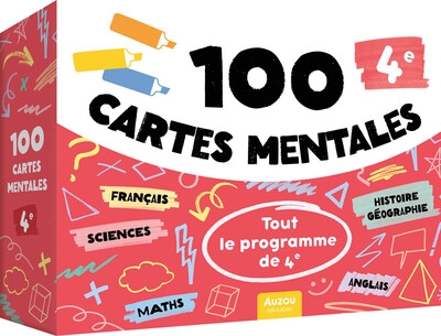 100 cartes mentales - tout le programme de 4e - Image principale