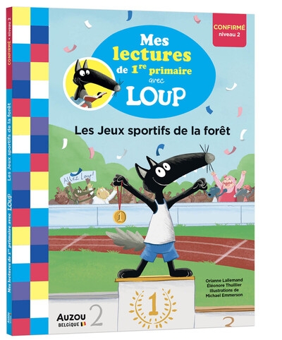 Mes lectures de 1re primaire avec loup - les jeux sportifs de la forêt - Image principale