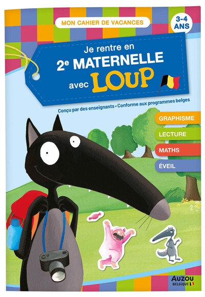 Je rentre en deuxième maternelle avec loup - Image principale
