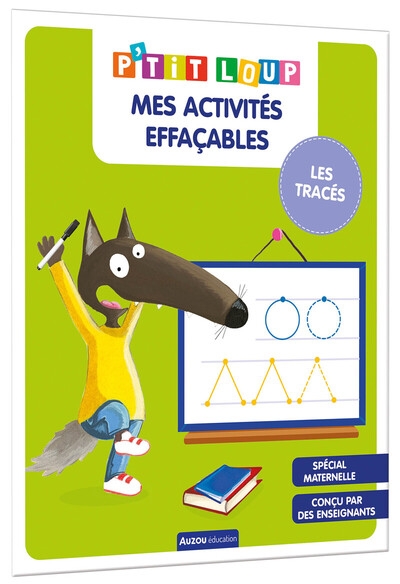 P'tit loup - mes activités effaçables les tracés - Image principale