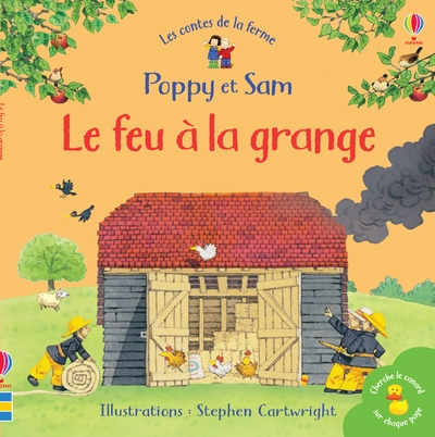 Le feu à la grange - poppy et sam - mini-livres - Image principale