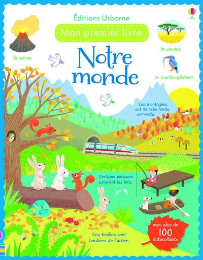 Notre monde - mon premier livre avec autocollants - Image principale