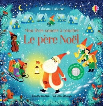 Le père noël - mon livre sonore à toucher - dès 1 an - Image principale