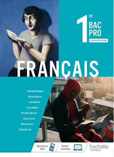 Français 1re bac pro - livre élève - éd. 2020 - Image principale