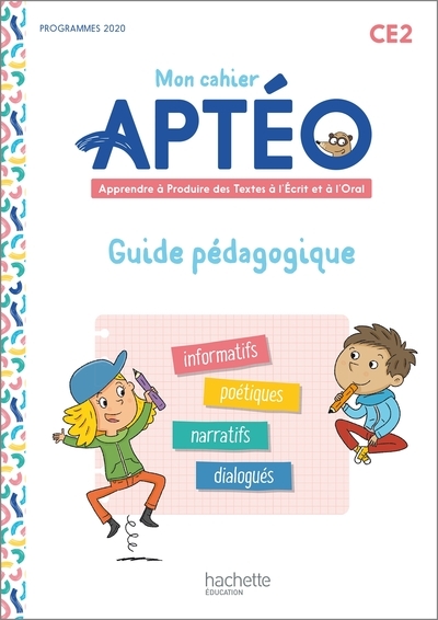 Mon cahier aptéo ce2 - guide pédagogique - ed. 2022 - Image principale