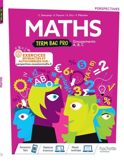 Perspectives mathématiques terminale bac pro - livre élève - éd. 2021 - Image principale