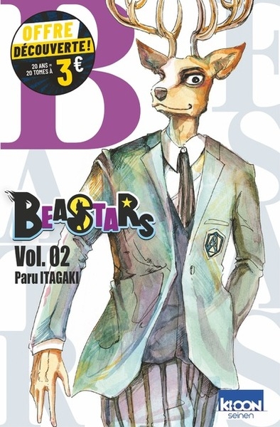 Beastars t02 à 3 euros - Image principale