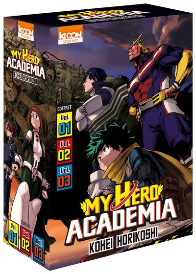 Coffret my hero academia vol. 1 à 3 - Image principale