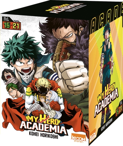 Coffret intégrale my hero academia vol. 15 à 21 - Image principale