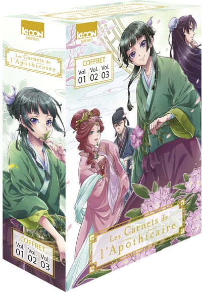 Coffret les carnets de l'apothicaire vol. 1 à 3 - Image principale