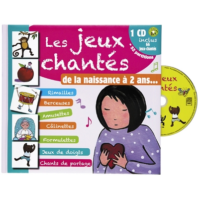 Les jeux chantes de la naissance a 2 ans - Image principale