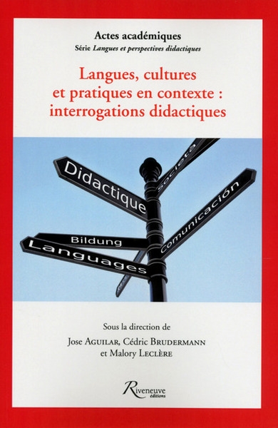 Langues, cultures et pratiques en contexte : interrogations didactiques - Image principale