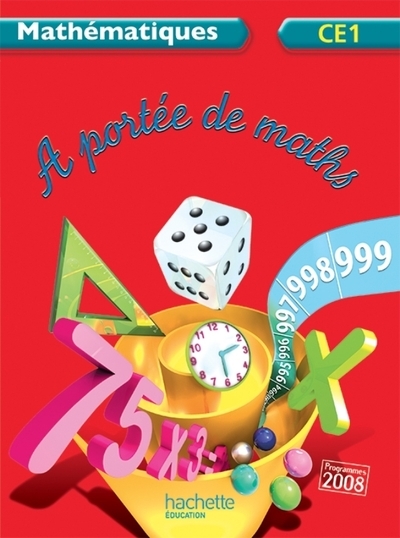 A portée de maths ce1 - livre de l'élève - ed. 2012 - Image principale