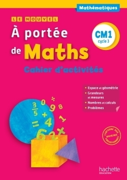 Le nouvel a portée de maths cm1 - cahier de mesures-géométrie - ed. 2016 - Image principale