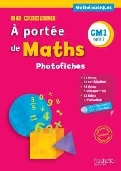 Le nouvel a portée de maths cm1 - photofiches + cd rom - ed. 2016 - Image principale