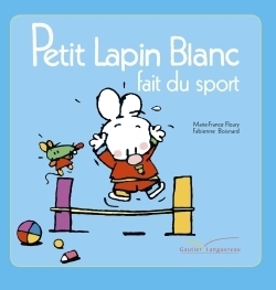 Petit lapin blanc fait du sport - Image principale