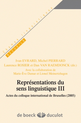 Représentations du sens linguistique iii - Image principale