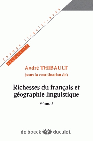 Richesses du français et géographie linguistique - Image principale