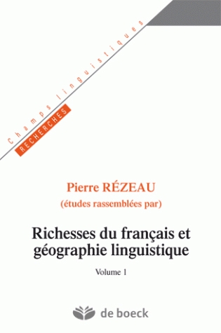 Richesses du français et géographie linguistique - Image principale