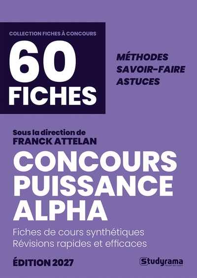 Concours puissance alpha en 50 fiches - Image principale