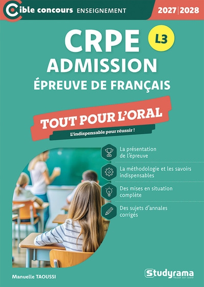 Crpe – admission – épreuve de français – tout pour l'oral - Image principale