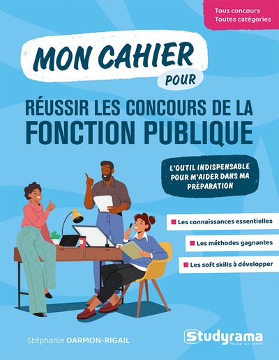 Mon cahier pour réussir les concours de la fonction publique - Image principale