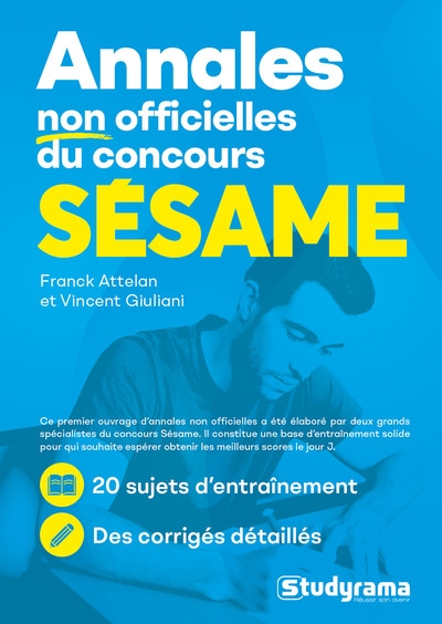 Annales non officielles du concours sésame - Image principale