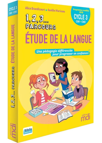 1,2,3 parcours - etude de la langue cm - Image principale