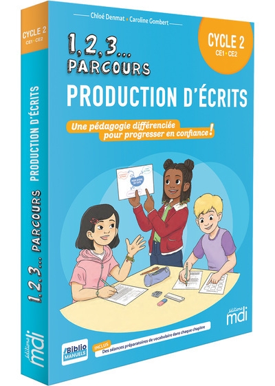 1,2,3 parcours - production d'écrits ce - Image principale