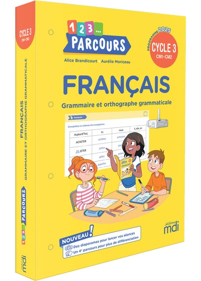 1,2,3 parcours - français cm - edition 2026 - Image principale