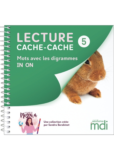 Lecture cache-cache - livre 5 - digrammes on, in - Image principale