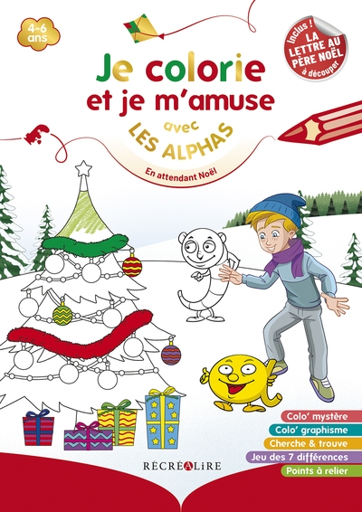 Je colorie et je m'amuse avec les alphas en attendant noël - Image principale