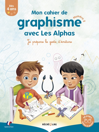 Cahier de graphisme 2 avec les alphas - Image principale