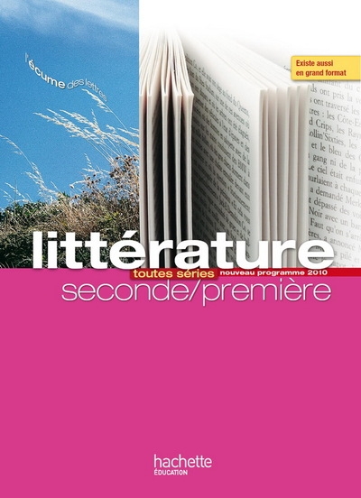 L'écume des lettres - littérature 2de / 1re - livre élève format compact - edition 2011 - Image principale