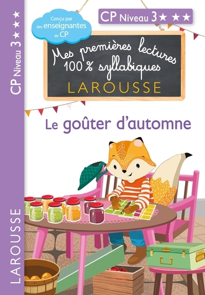 Premières lectures syllabiques - cp niveau 3 - le goûter d'automne - Image principale