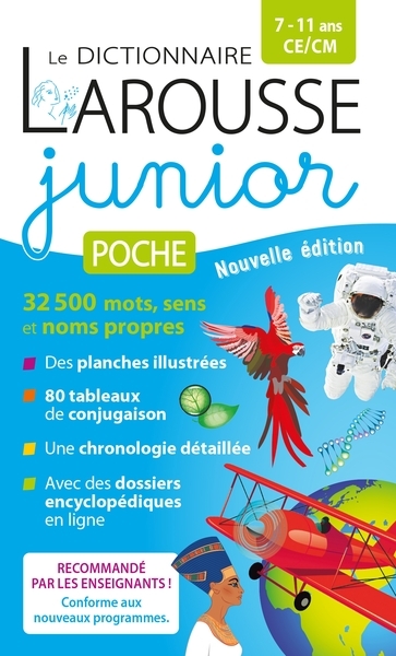 Le dictionnaire larousse junior poche - 7/11 ans - ce/cm - Image principale