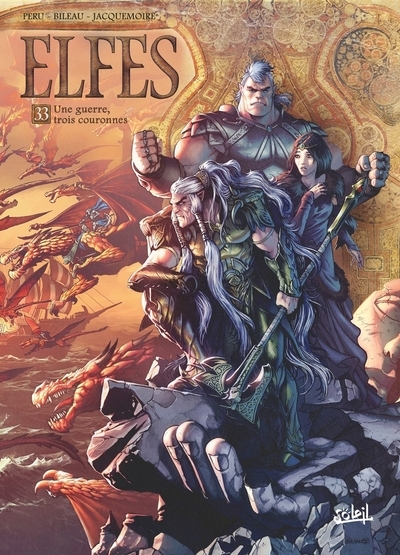 Elfes - tome 33 une guerre, trois couronnes - Image principale