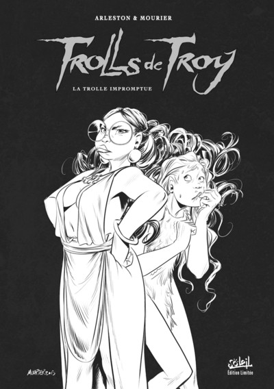 Trolls de troy t17 - la trolle impromptue - édition n&b - Image principale
