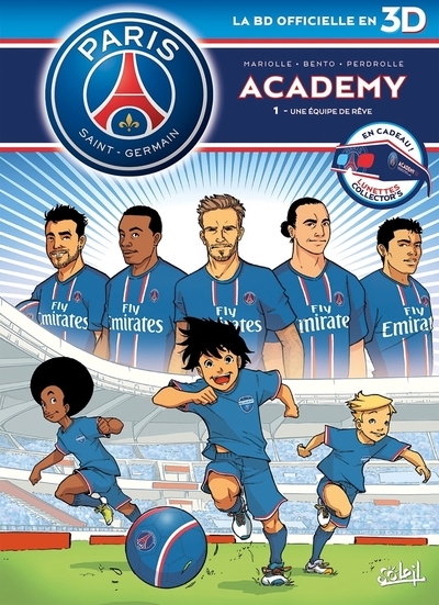 Psg academy t01 (en 3d) - une équipe de rêve - Image principale