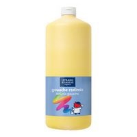 Flacon 2 litres gouache redimix lefranc bourgeois - jaune primaire - Image principale