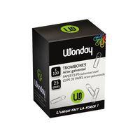 Boite de 100 trombones 25 mm - Wonday