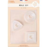 Lot 3 moules thermoformés bougeoirs - Graine créative