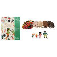Lot de familles du monde 237 pièces caoutchouc mousse