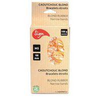 Boite de 100g de bracelets élastique Ø 100 mm - Sign