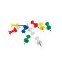 Boite de 100 punaises signalétiques couleurs assorties