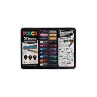 Coffret 20 markers Posca thème graffiti - Image principale