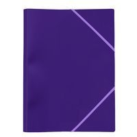 Chemise polypropylène élastique et rabats A4 4/10e violet - Image principale