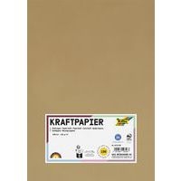 Bloc de 100 feuilles de papier kraft couleur brun A4 - Image principale