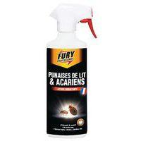 Fury Tue Punaises de lit et acariens prêt à l'emploi 500ml - Lot de 6 aérosols