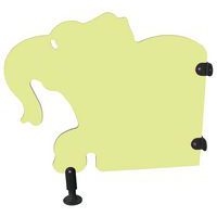 Séparation toilette enfant Eléphant - Fleur anis - Image principale